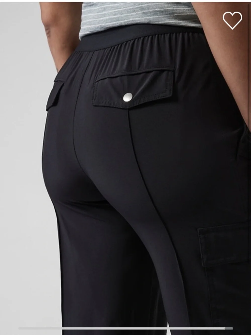 Athleta Vienna Cargo Pant size 4 P in Black